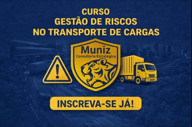 CURSO COMPLETO DE GESTÃO DE RISCOS NO TRANSPORTE DE CARGAS