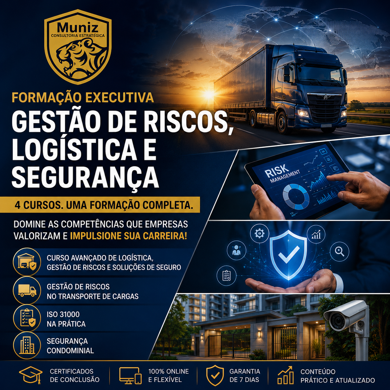 FORMAÇÃO EXECUTIVA EM GESTÃO DE RISCOS, LOGÍSTICA E SEGURANÇA